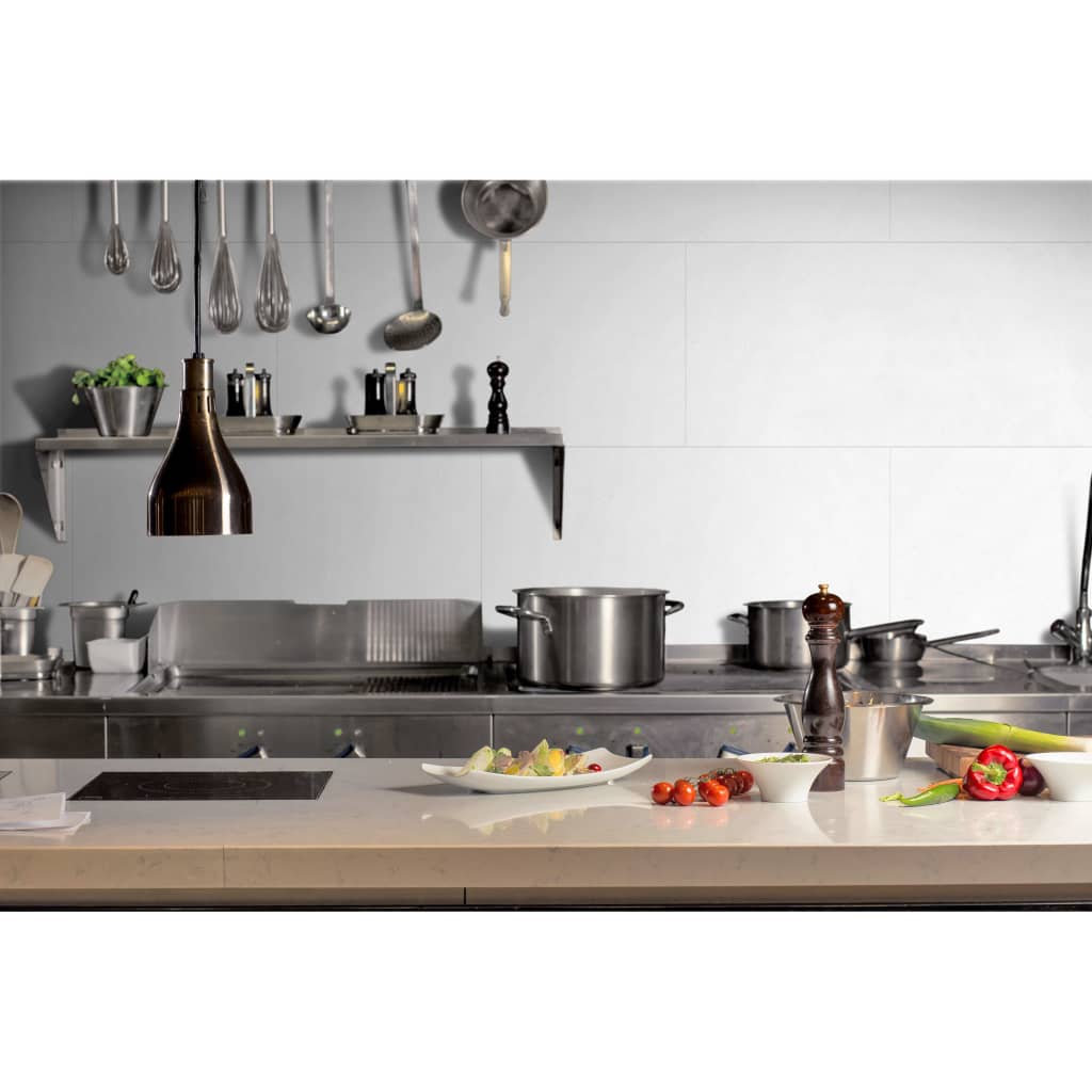 Grosfillex Grosfillex 5 m carreaux de mur Gx mur + pierre 45x90 cm blanc