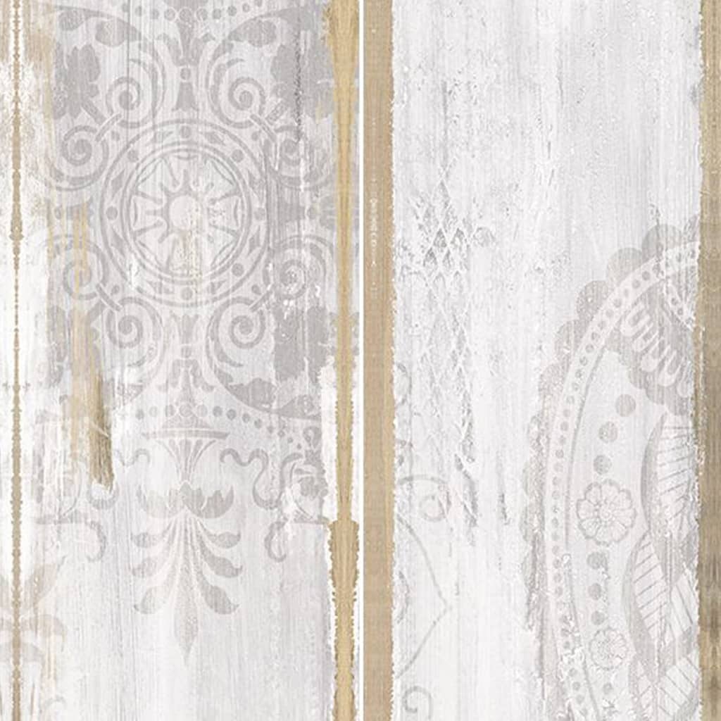 Grosfillex Grosfillex 9 PC Panneau mural Panneau 15.4x120 cm Taiga