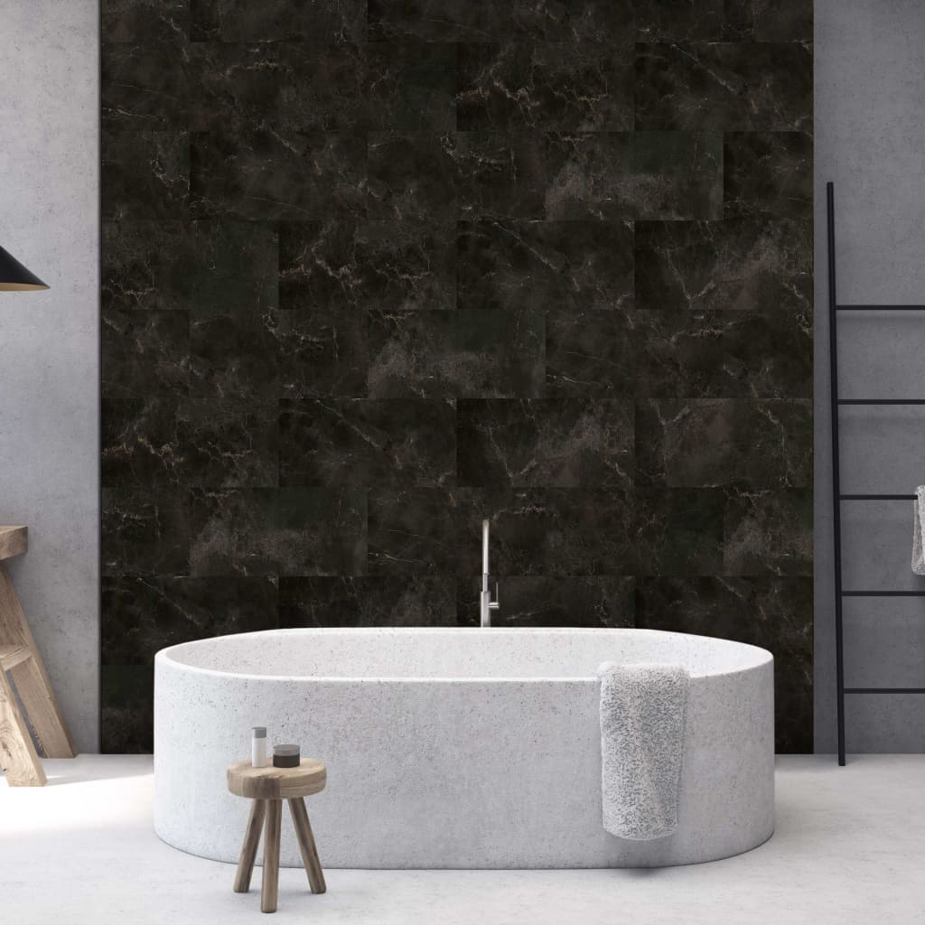 Grosfillex Grosfillex 11 St Tiles muraux Gx mur + marbre 30x60 cm noir