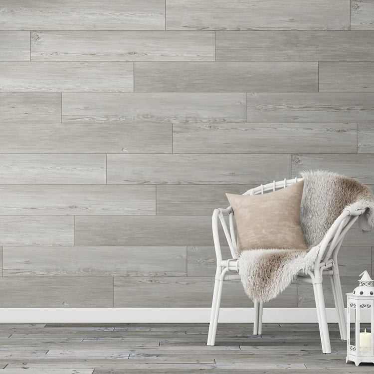 Grosfillex Grosfillex 15 st tuiles murales Gx mur + 15x90 cm gris clair -colore