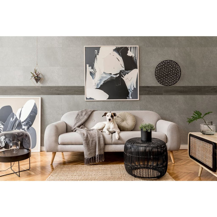 Grosfillex Grosfillex 15 st tuiles de mur GX mur + 15x90 cm chêne foncé -colore