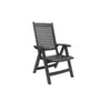 Grosfillex palao fauteuil de position 2pcs anthracite