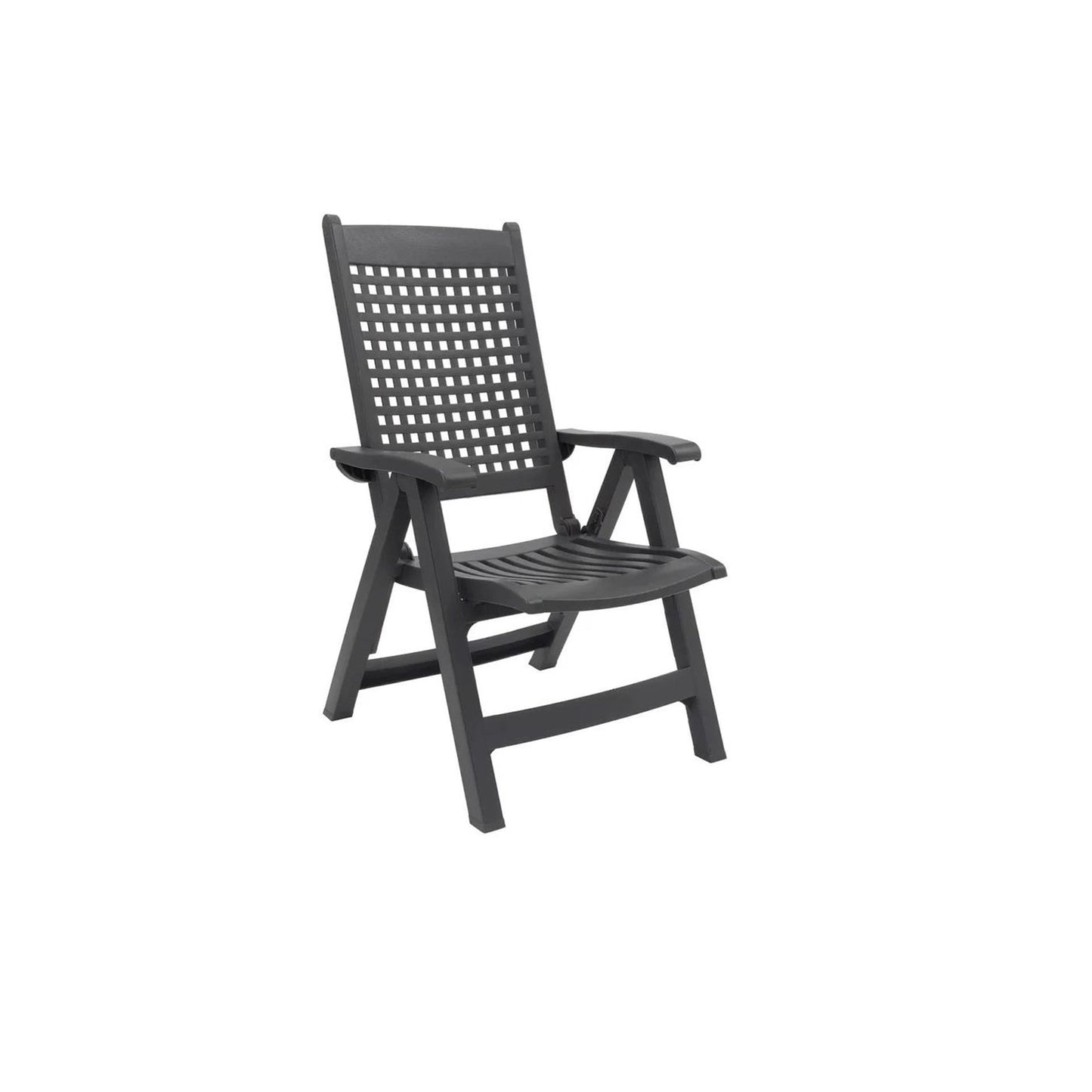 Grosfillex palao fauteuil de position 2pcs anthracite