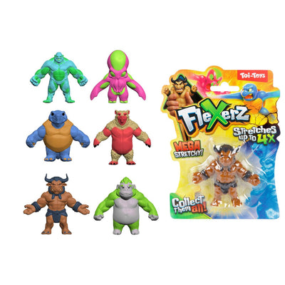 Toi-toys figurine anti-stress flexerz 6cm