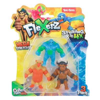Toi-toys figurine anti-stress flexerz 6cm - 3 pcs.