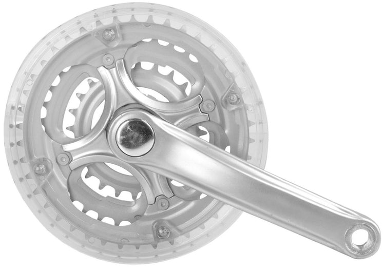 Mighty Crankset 3 vitesses 170 mm 42 34 24t avec le bord de la chaîne Silver