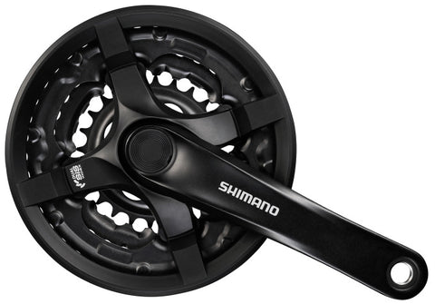 Shimano - Crankstel 6/7/8 speed Tourney FC-TY501 met 170mm crankarm 48 x 38 x 28T zwart