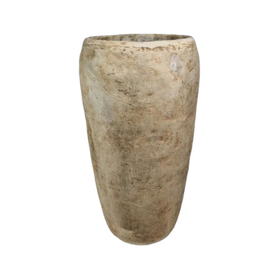 Vase ambiance Mansion pierre crème 21x39,5cm