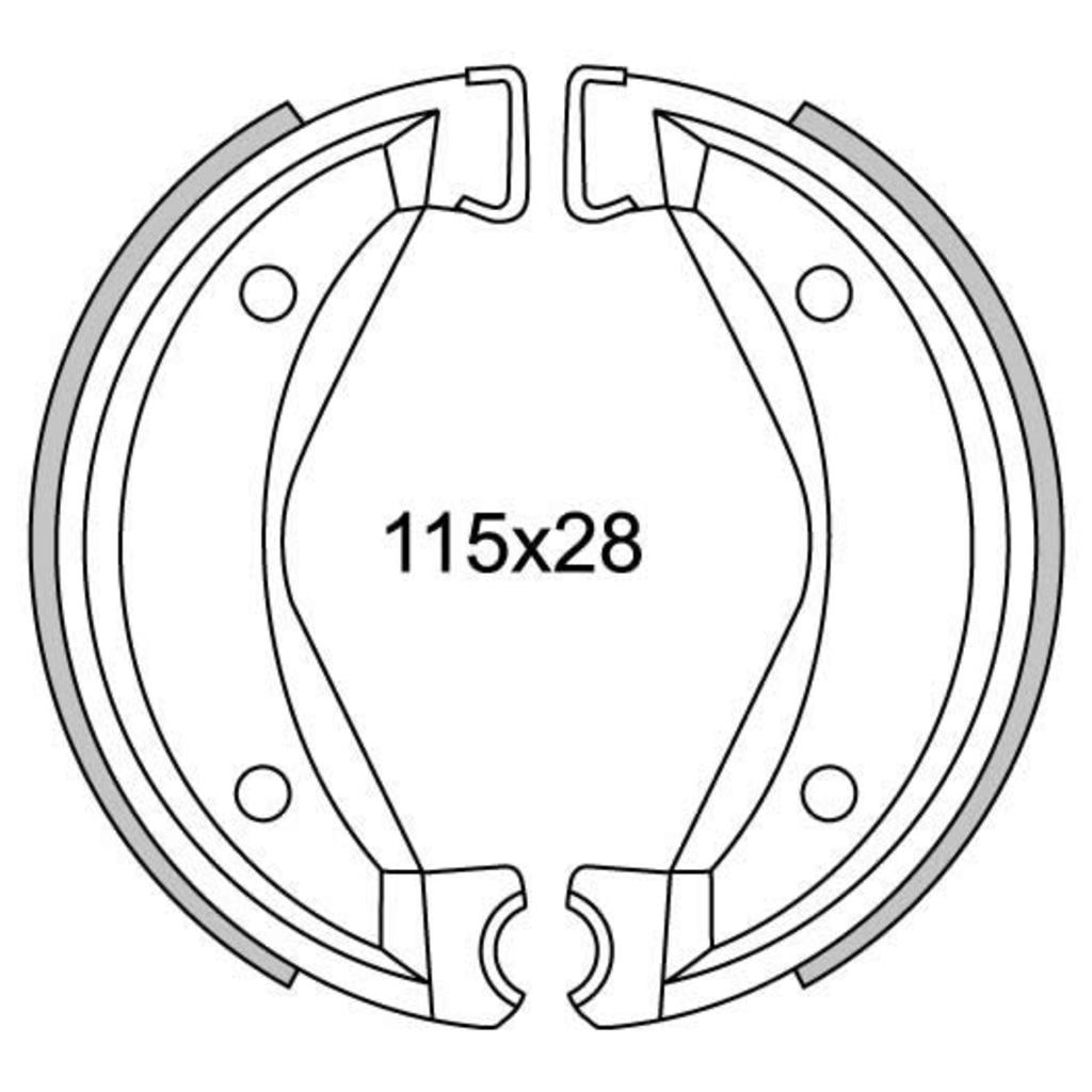 Segment de frein newfrent segment GF1295 Velocita