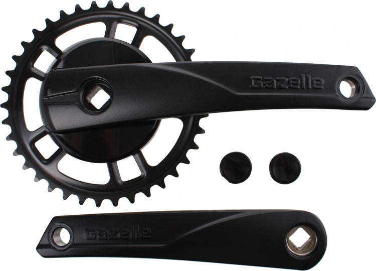pédalier Strixvaria 38T aluminium acier noir