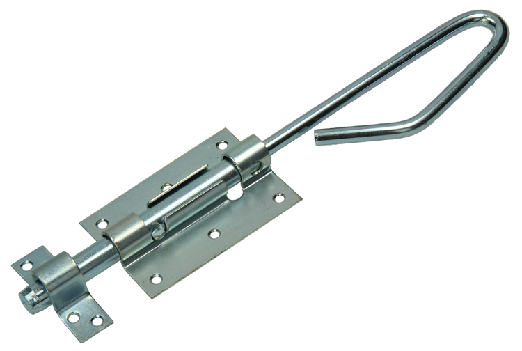 Mack 1069113 - loquet à baïonnette bleu galvanisé 32 cm | 5 pièces