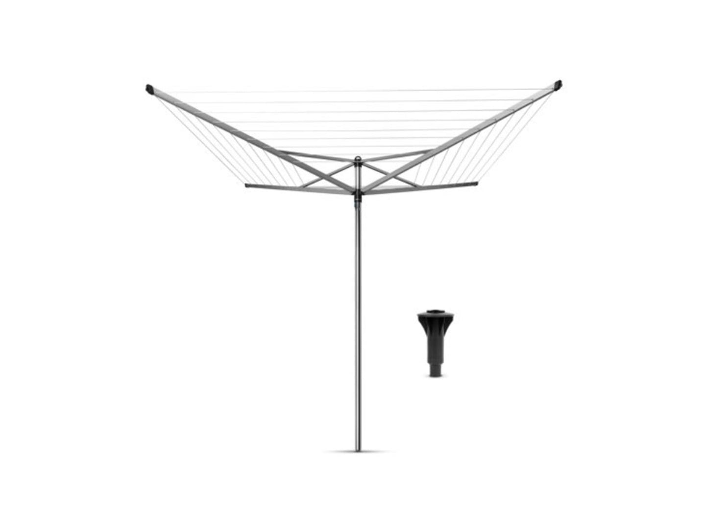 Brabantia droogmolen 40 m sur le haut avec ancre en béton en plastique