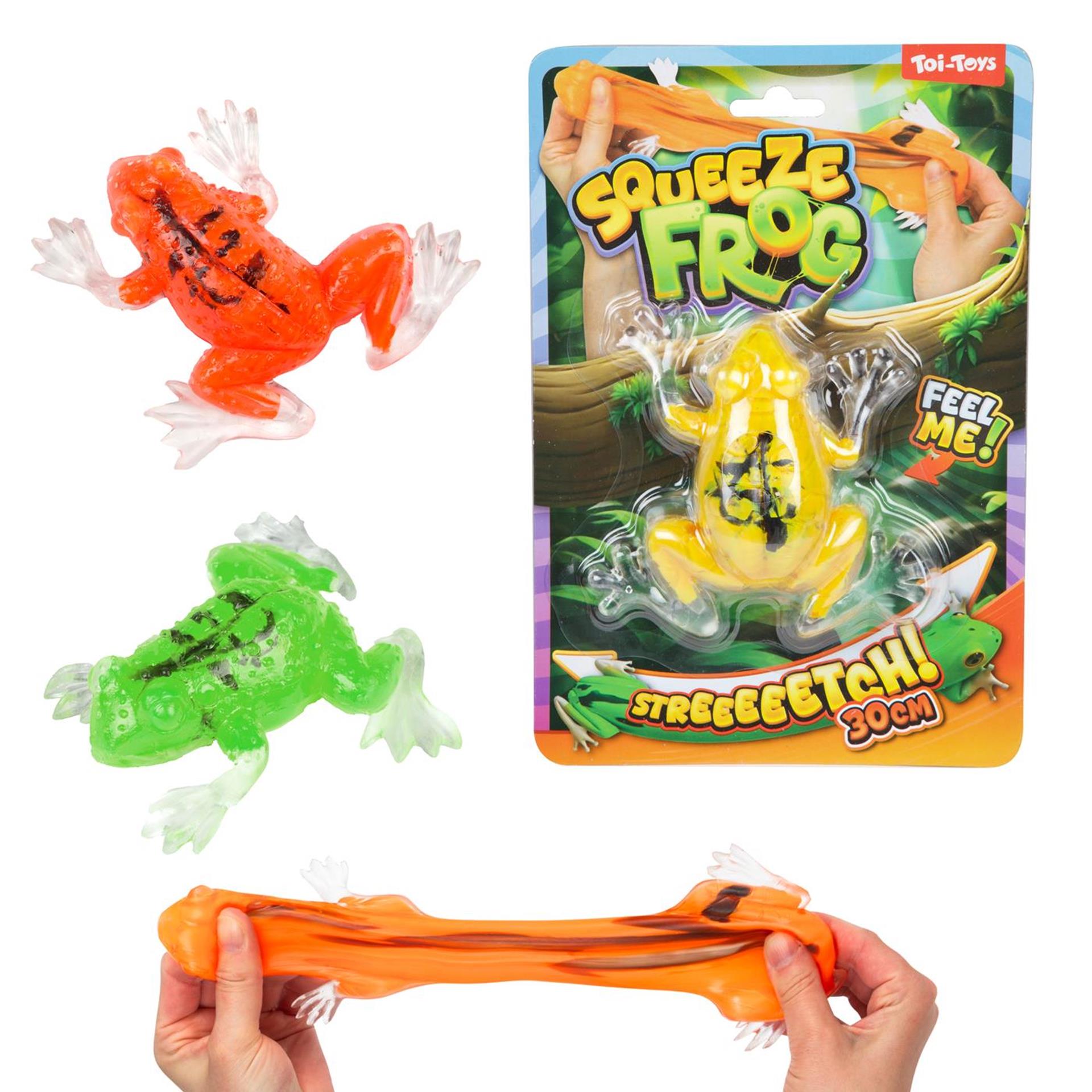 Toi-toys grenouille malléable extensible jusqu'à 30cm