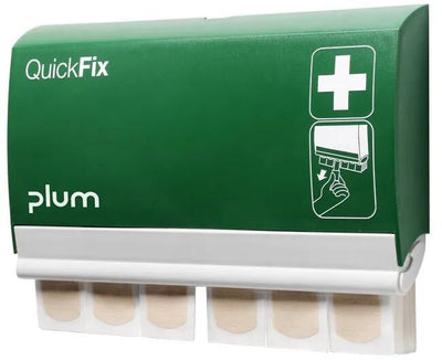 Distributeur de pansements prune quickfix distributeur de pansements élastique résistant à l'eau quickfi incl. 2x 45 patchs