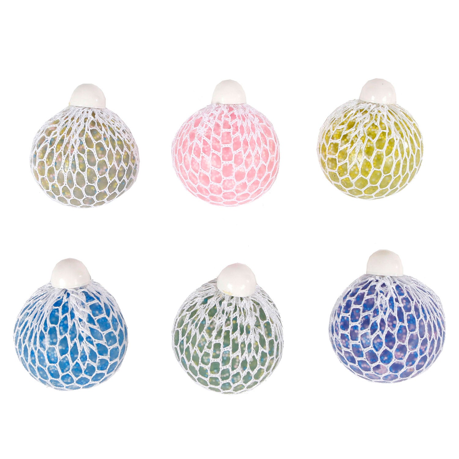 Prépasser la balle avec des perles d'eau, des confettis et une boue