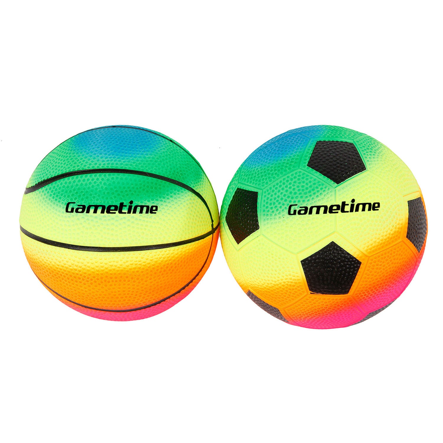 Mini Sports Balls Set Football Basketball, 2e.