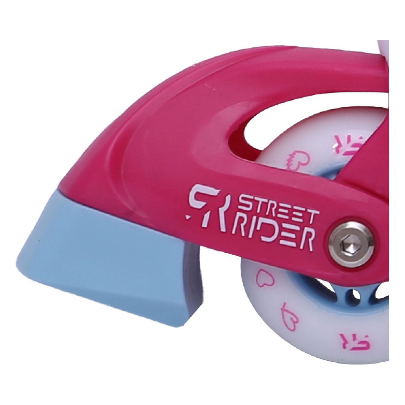 Street Rider Inline Skeelers Pink, taille 30-33