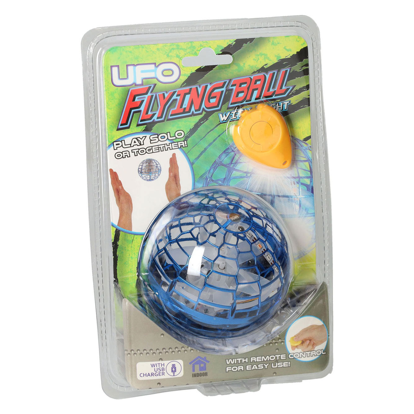 Boule volante d'OVNI avec lumière avec télécommande et USB