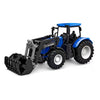 Tracteur Globe Globe Kids avec un chargeur frontal bleu