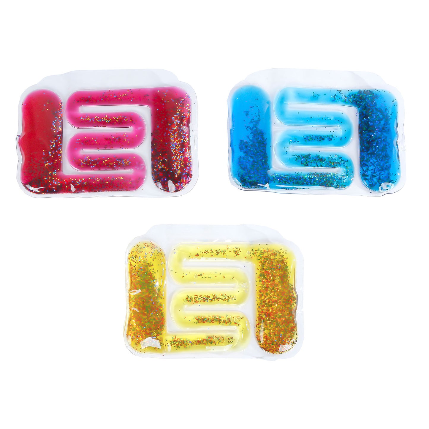 Tubes de slime à compresser des paillettes