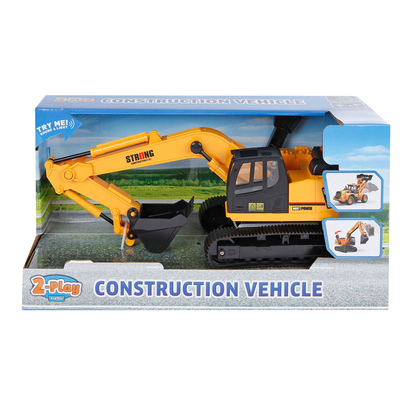Sound léger de l'excavateur à 2 jeux