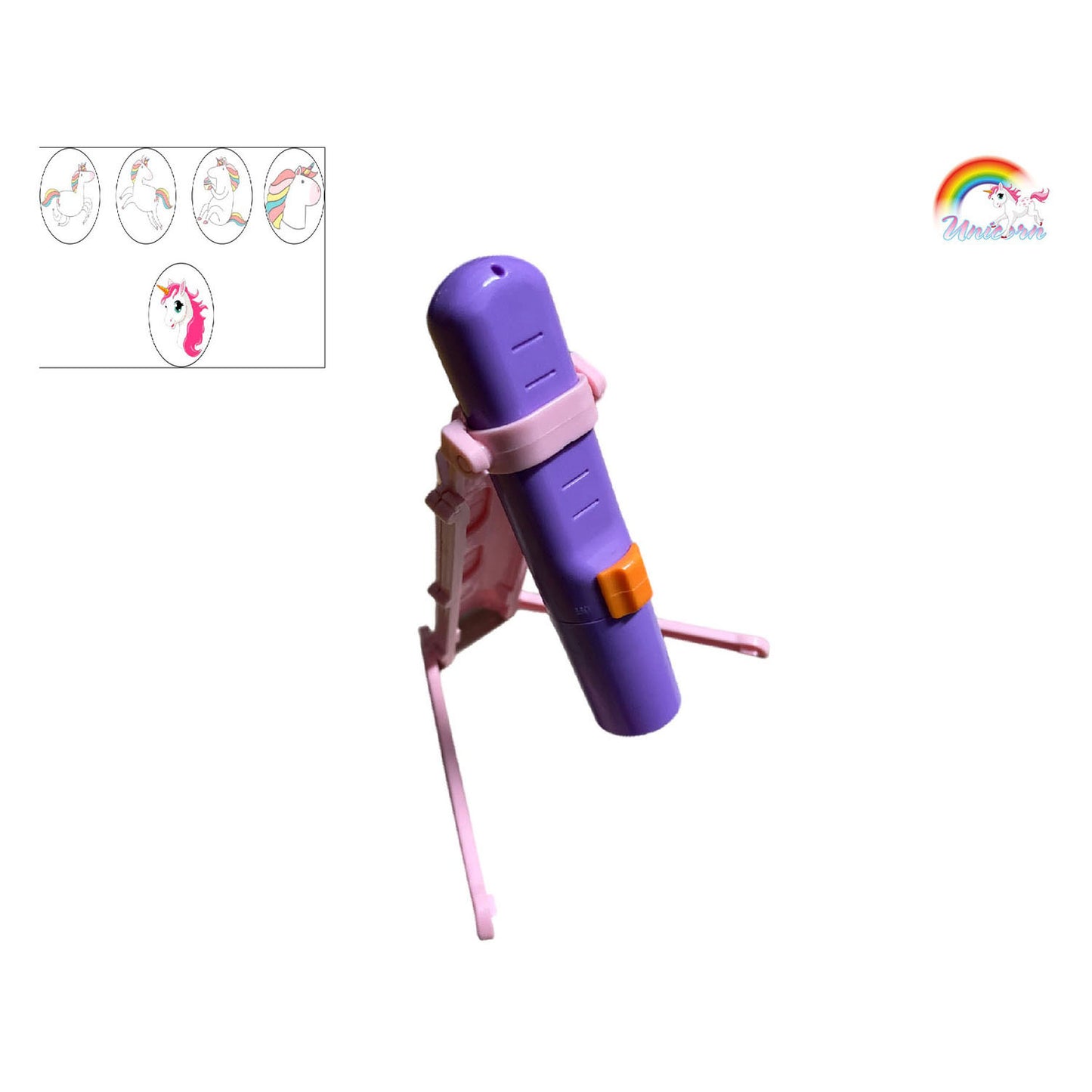 Projecteur de dessin à la licorne avec 6 marqueurs