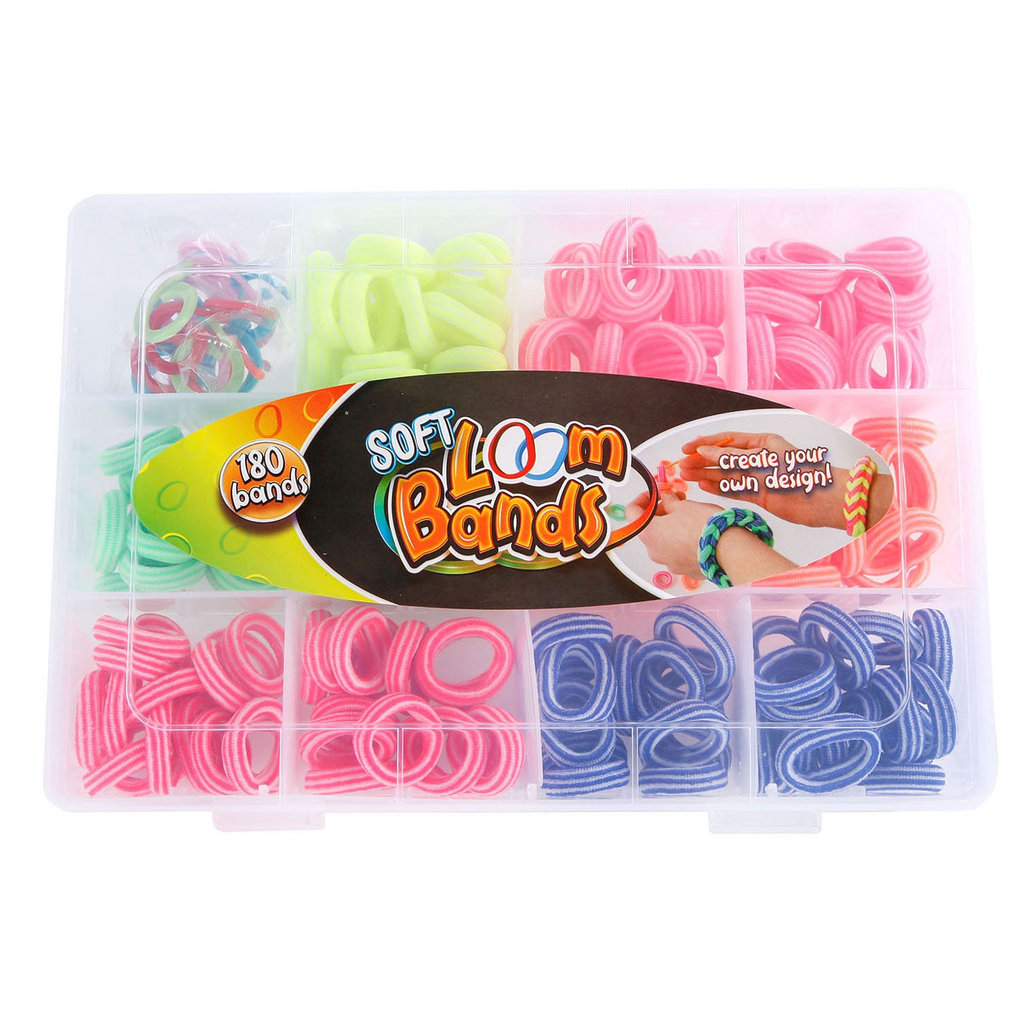 Bandes douces avec 180 bandes et 15 clips