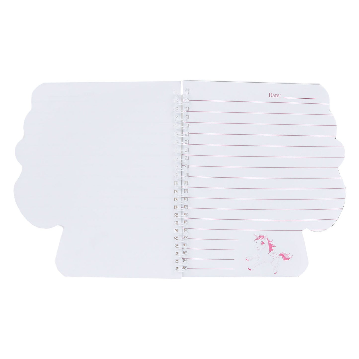 cahier de paillettes de licorne