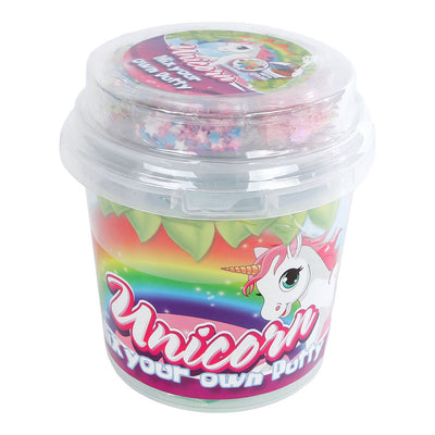 Mélangez votre propre mastic de licorne avec des paillettes et des perles, 700 grammes