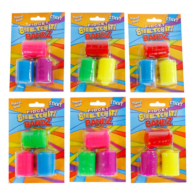 Fidget Sticky Stretch-it Bandz, 3e.