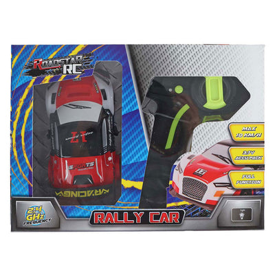 RC Roadstar RC STEAY RALLY AUTO avec léger 2,4 GHz rouge, 13 cm