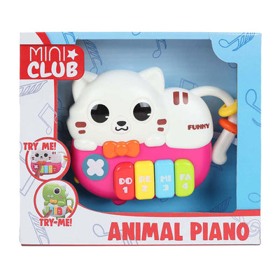 Mini Club Mini Club Dierenpiano Cat avec de la lumière et du son, 15cm