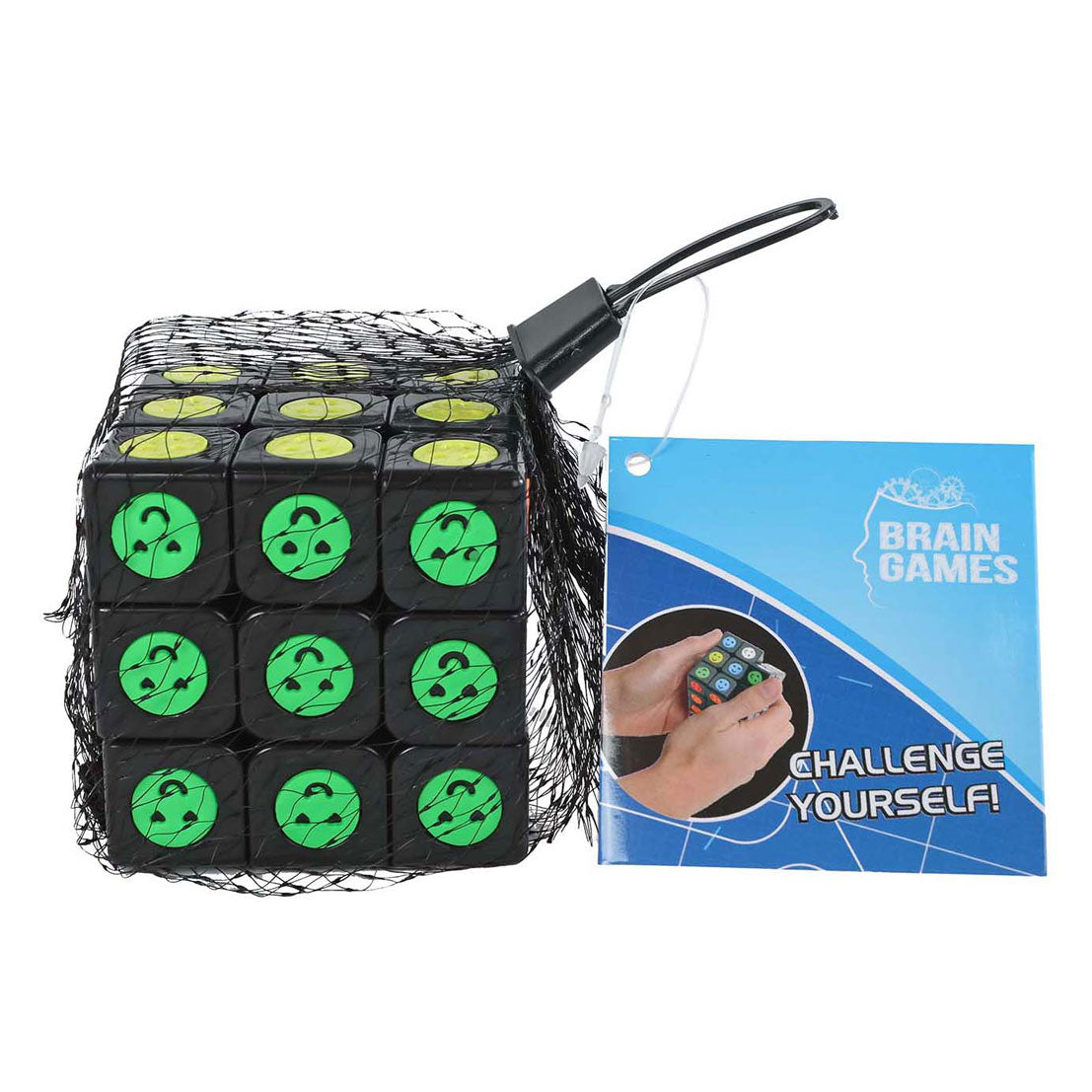 Jeux de réflexion cube magique sourire visage noir