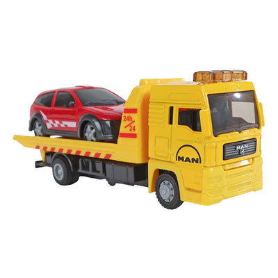 Kids Globe Globe Man Truck Storage Car voiture avec voiture, 19 cm