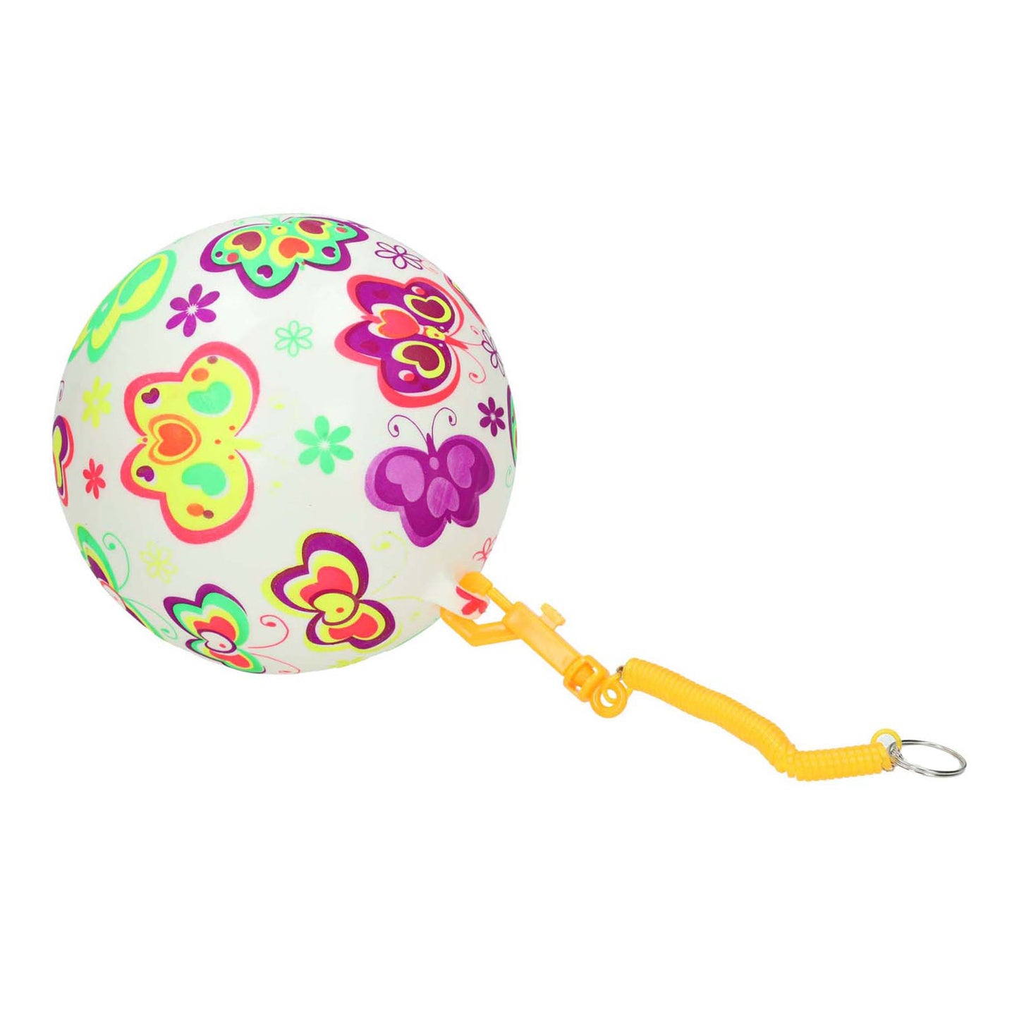 Boule de jeu avec papillons sur cordon, 21 cm