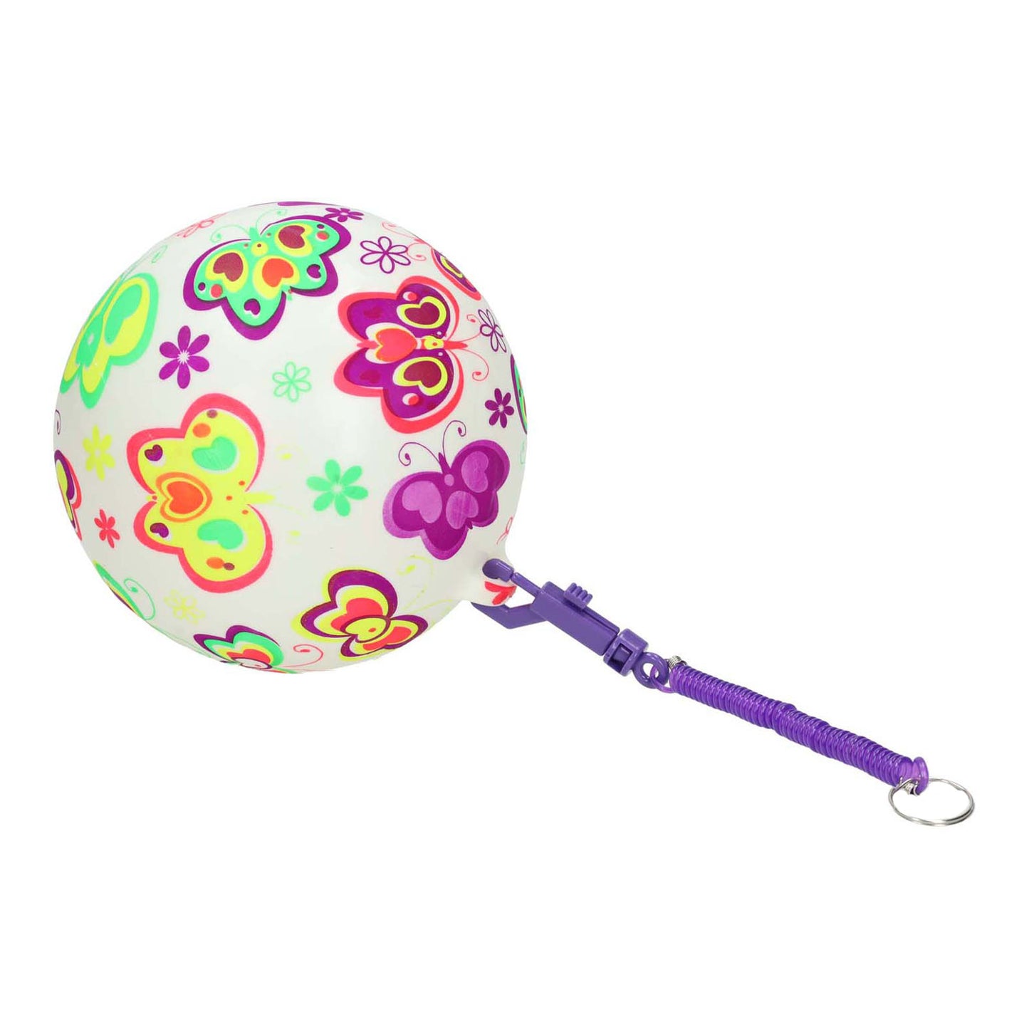 Boule de jeu avec papillons sur cordon, 21 cm