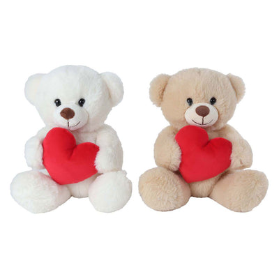 Ramenez-moi à la maison câlin en peluche ours avec cœur, 21 cm