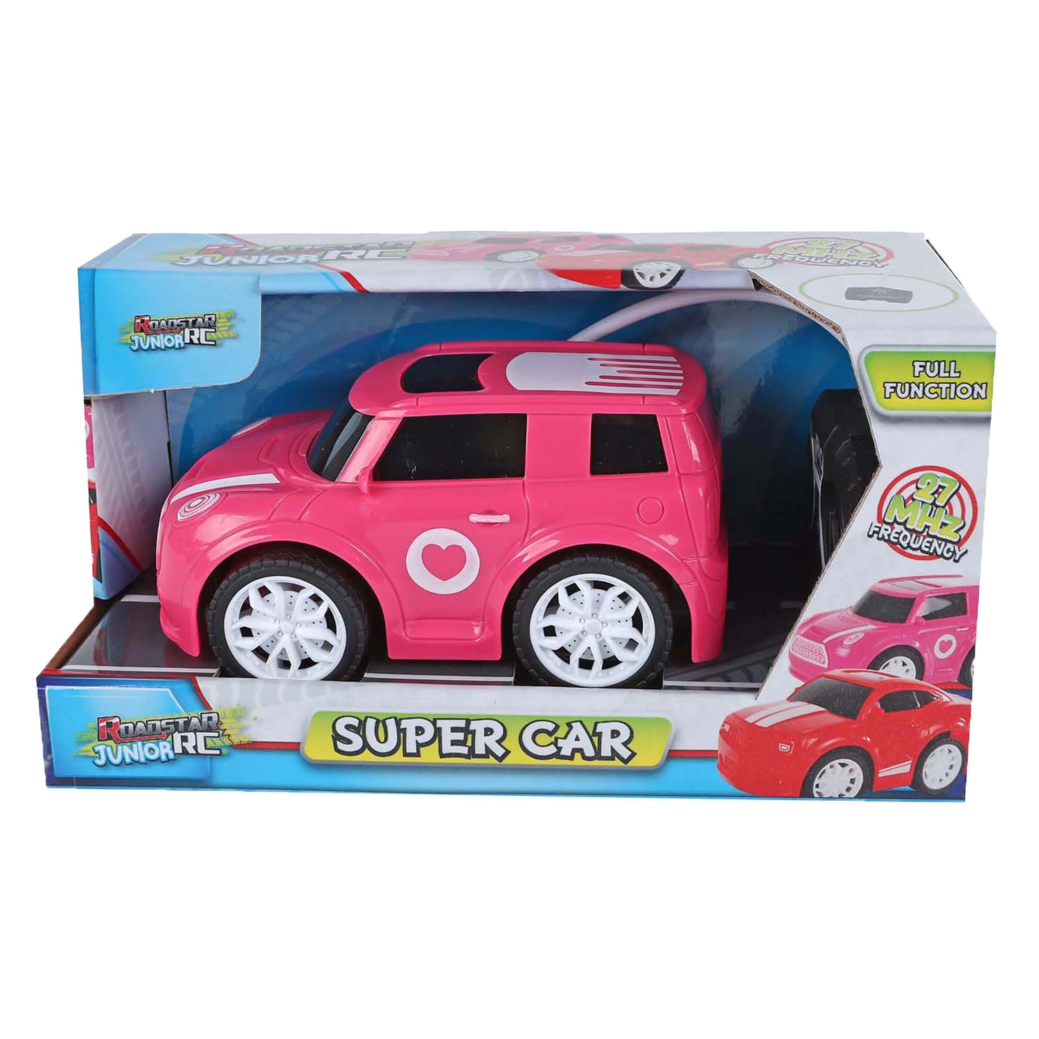 RC Stowable Auto Roadstar RC Pink 27MHz, 13,5 cm