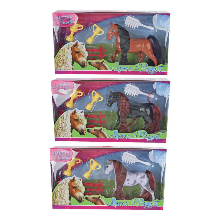 Horse Friends Speel Speel Higle avec des tasses