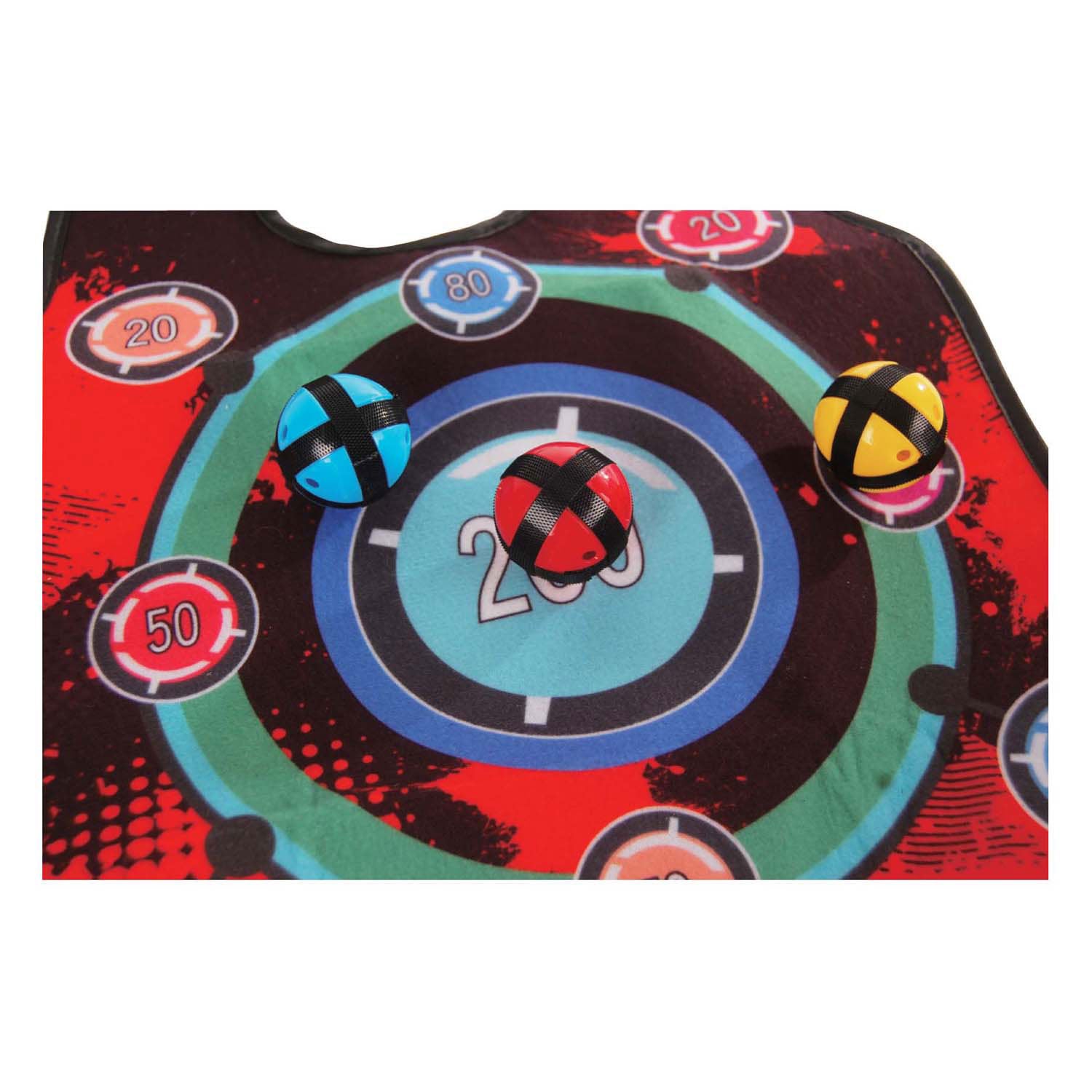 Jeu de lancement velcro de jeu avec 2 gilets et 6 balles