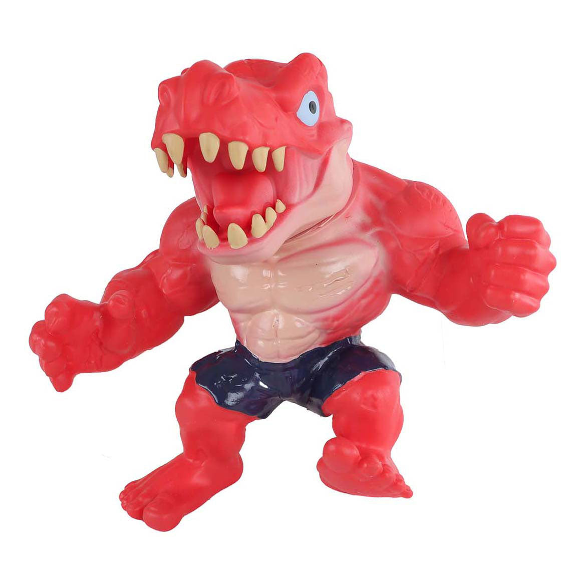 Brainboooom stretch monstre prédateur dinosaure rouge, 22cm