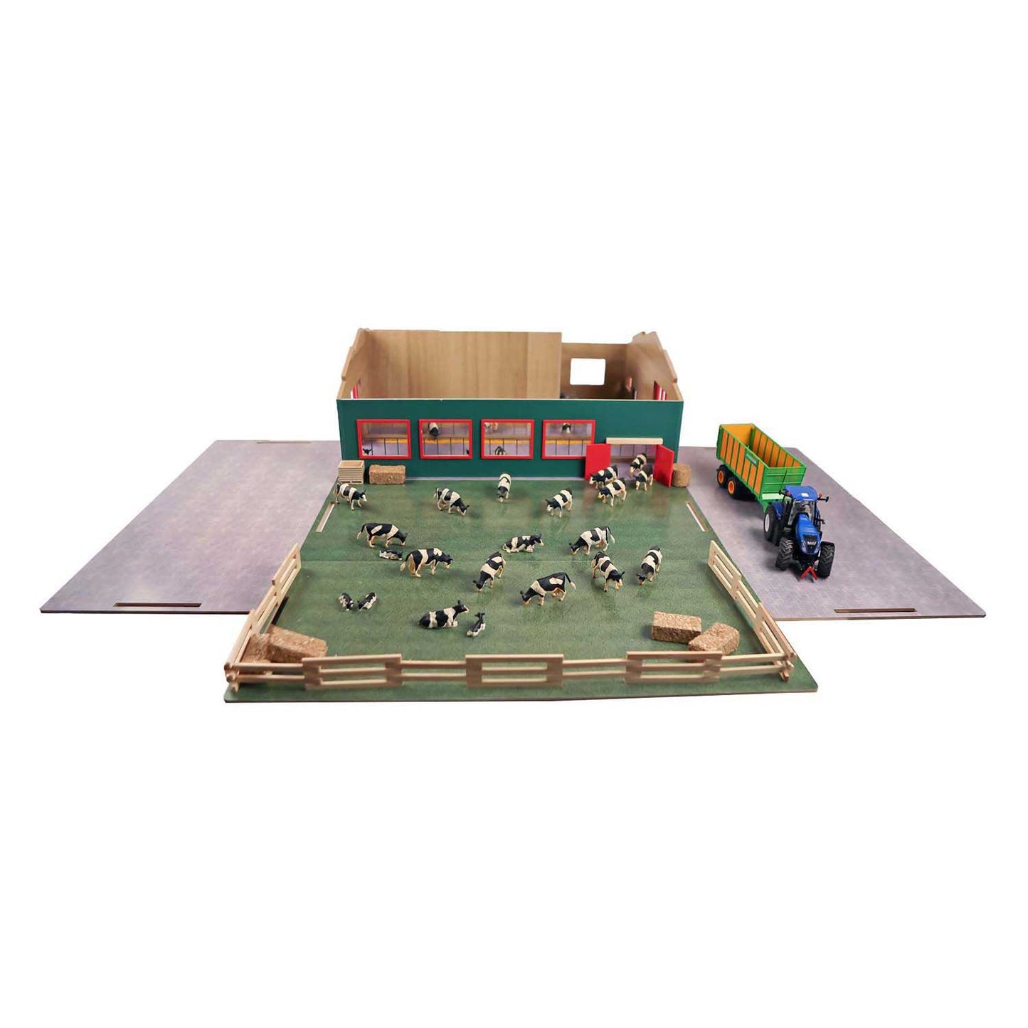Écurie de jeu globe pour enfants avec débarras 1:32