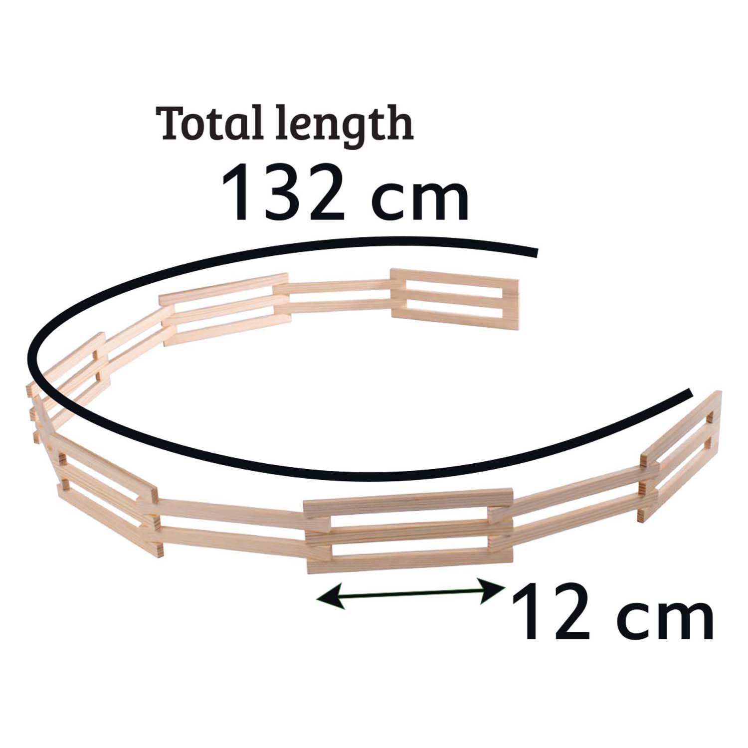 Fence en bois pour enfants 1:32, 132 cm