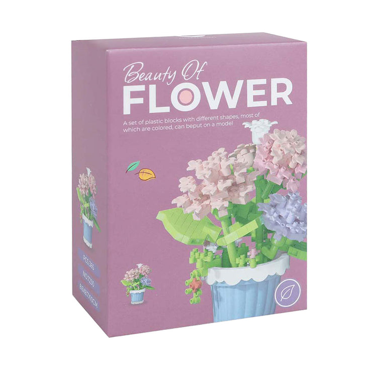 Kit de construction de fleurs plante en pot - 365 pcs.