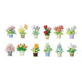 Kit de construction de fleurs plante en pot - 365 pcs. - afbeelding 3
