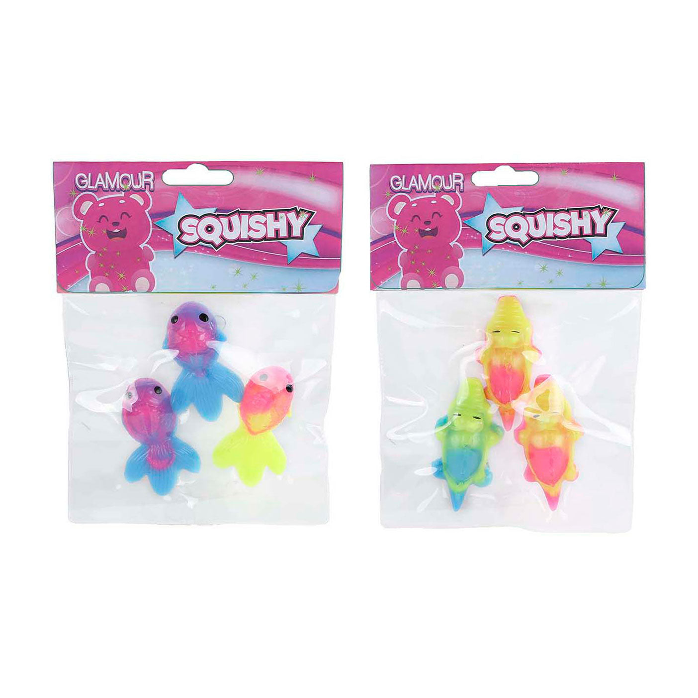 Squishy glamour, 3 pcs.
