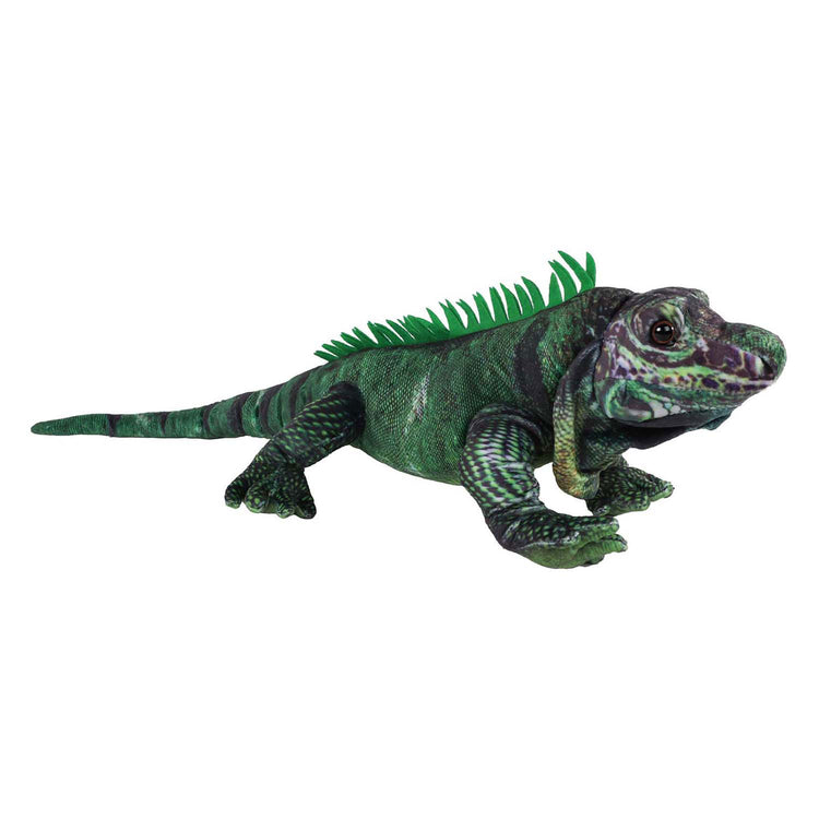 Expédition de la jungle Iguana câlin en peluche, 50 cm
