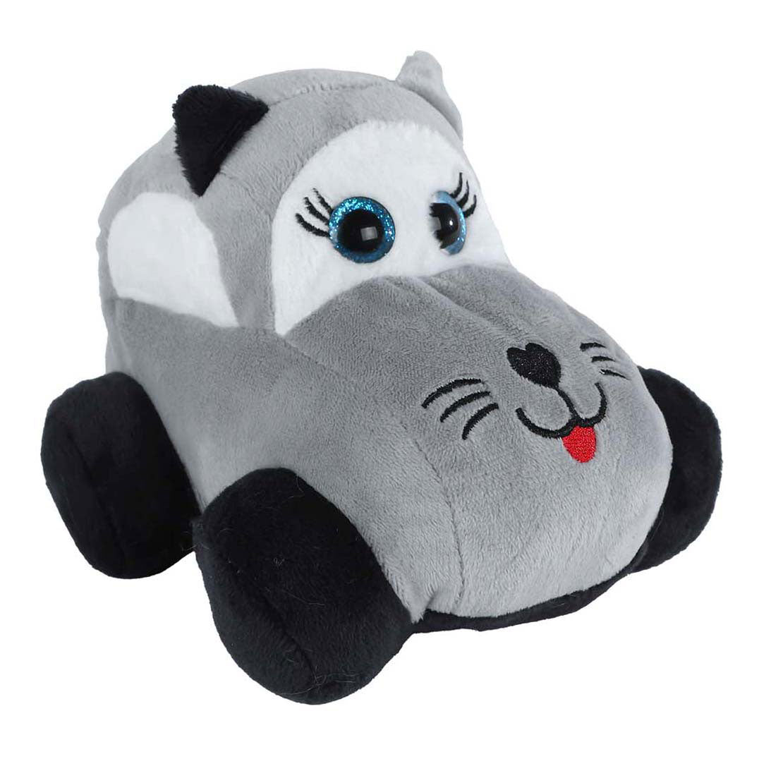 Voiture animaux en peluche mini club, 15 cm
