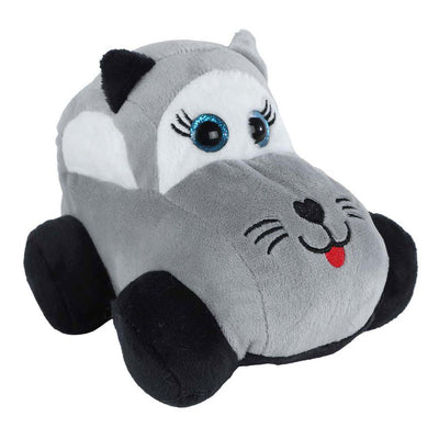 Voiture animaux en peluche mini club, 15 cm