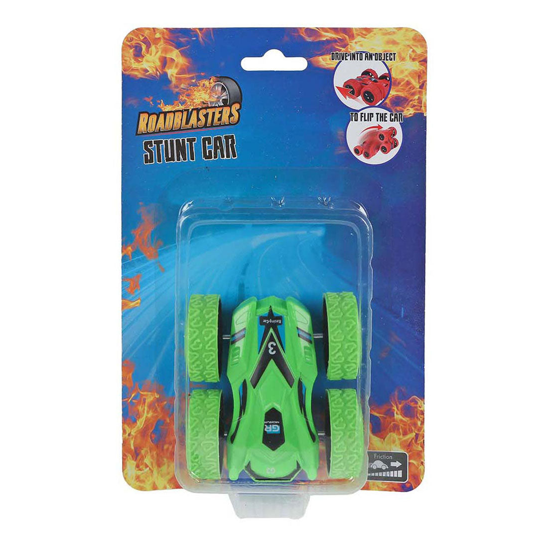 Roadblasters Stuntauto Flip sur 180 Friction 7,5 cm